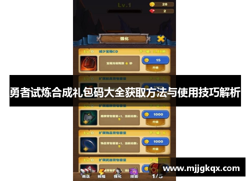 勇者试炼合成礼包码大全获取方法与使用技巧解析